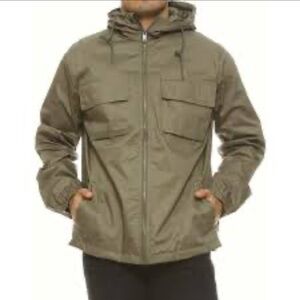 Old Navy Olive Green Hooded Jacket